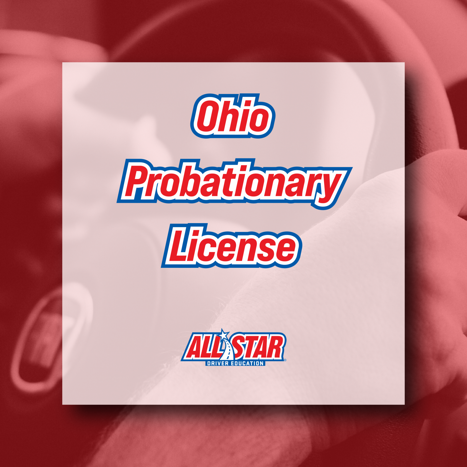 How to get an Ohio probationary license All Star Driver Education